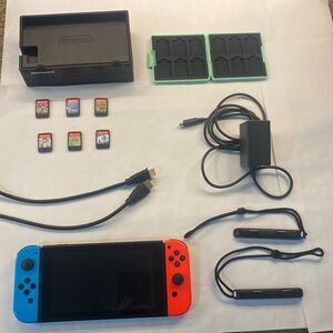 Excellent Condition Nintendo Switch Bundle, Gently Used